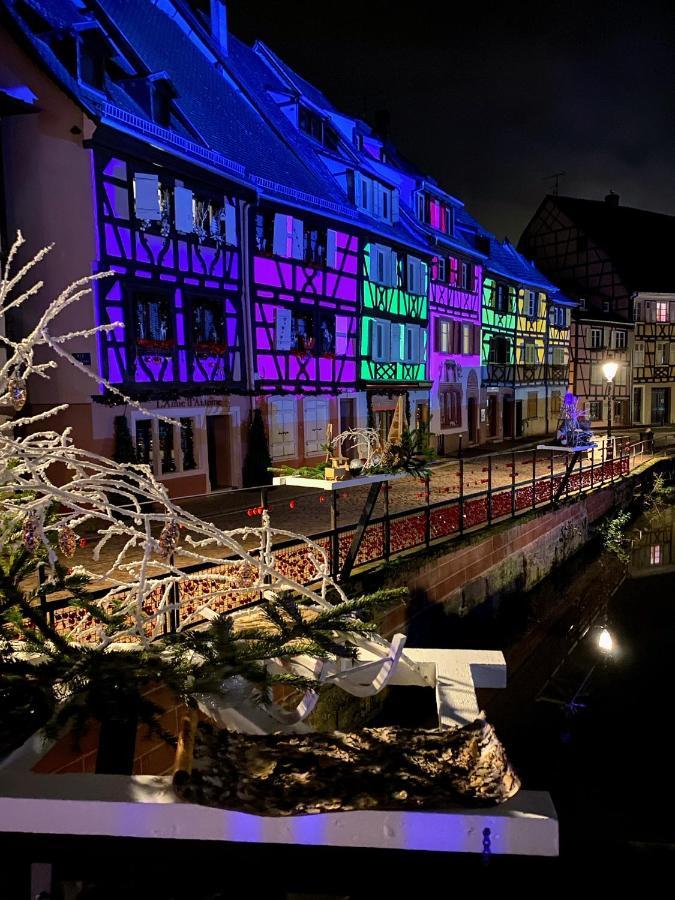 Alsace Clim Pres Colmar Jardin Balcon Parking Garage Velos, Motos Oberhergheim Exteriör bild